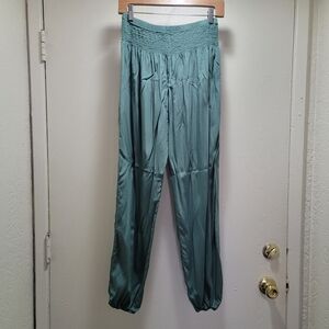 Lotus And Luna Teal Women's Harem Pants